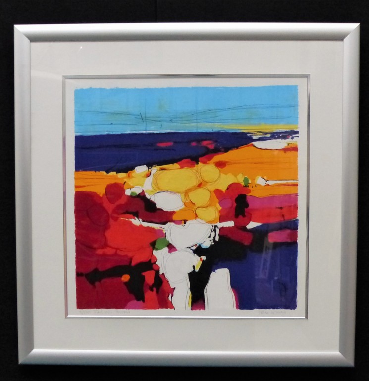 Frank Lejeune,Zeefdruk op papier in lijst, First visit Toscane kopen? Bied vanaf 75!