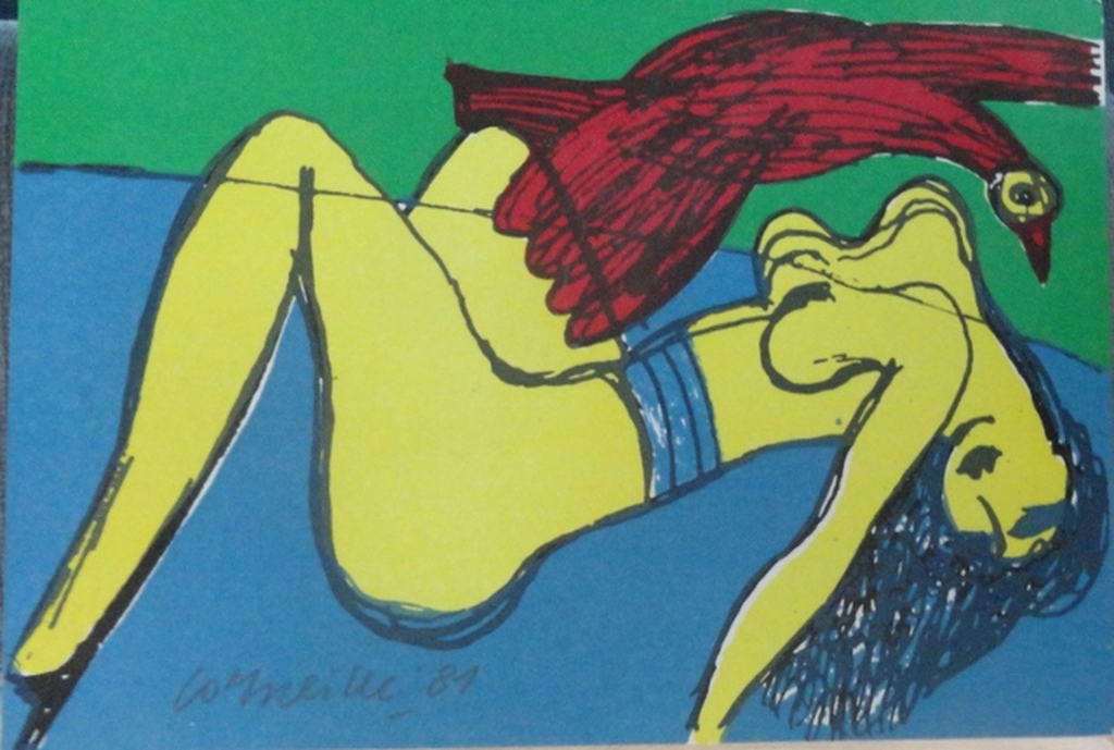 Corneille, kleurenlitho verkocht voor € 57!