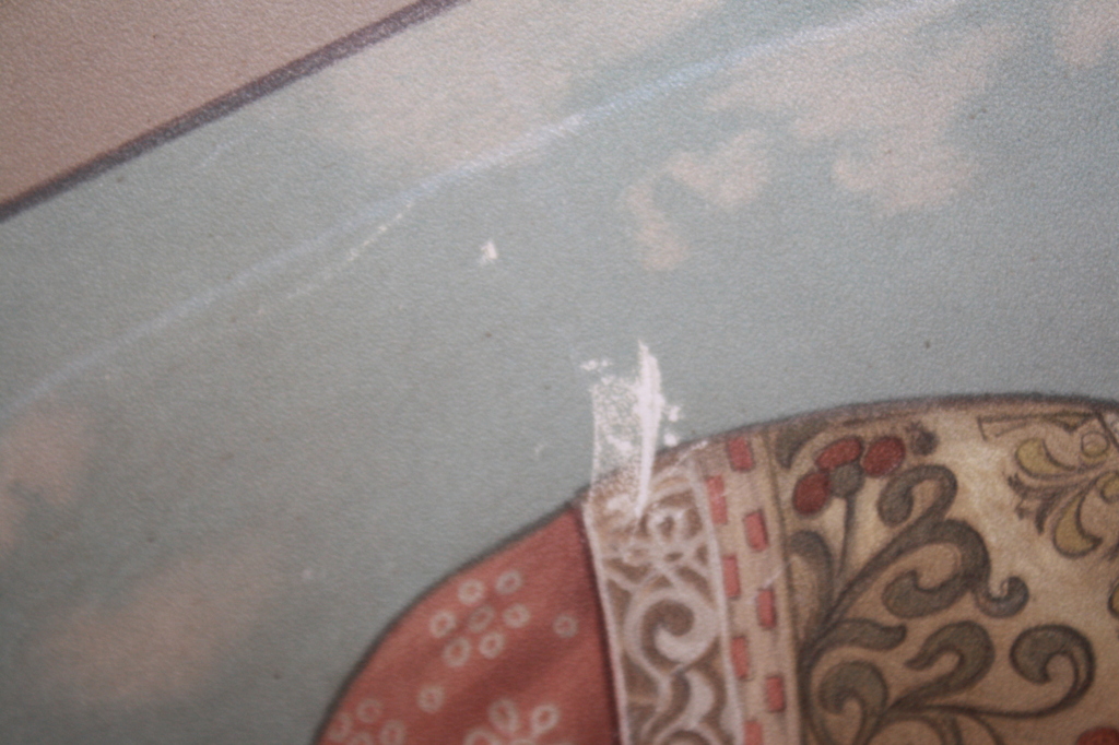 MARKER MEISJE   - LITHO UIT 1902 VAN POTHAST kopen? Bied vanaf 19!