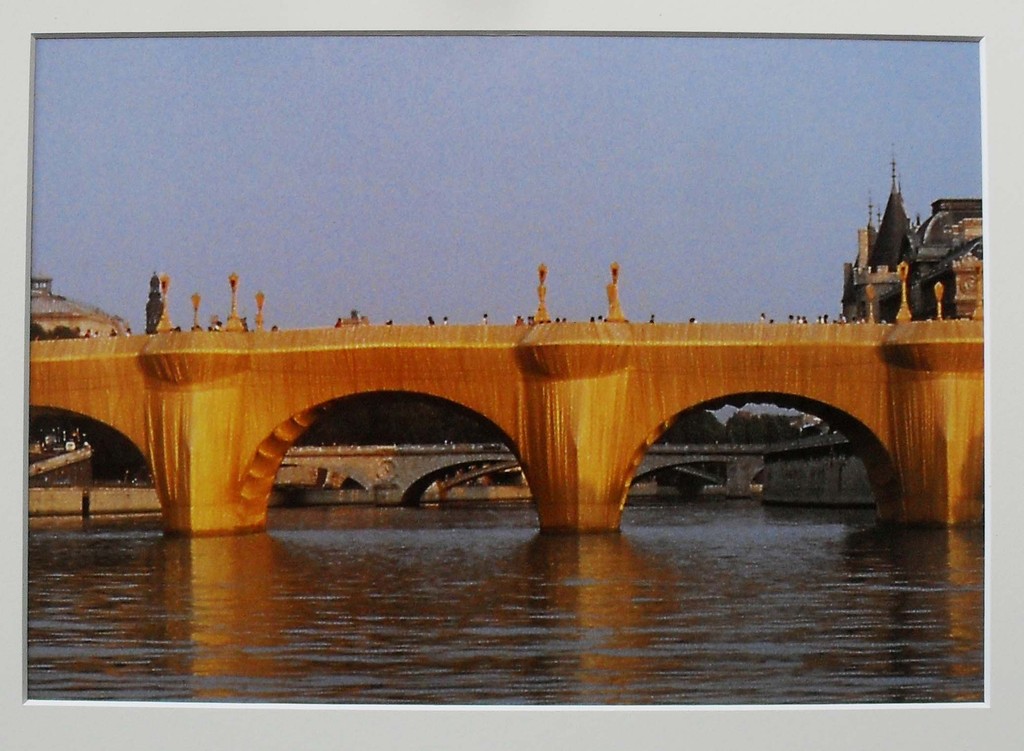 Christo - Collage Pont Neuf , Paris 1985 - handgesigneerd kopen? Bied vanaf 115!