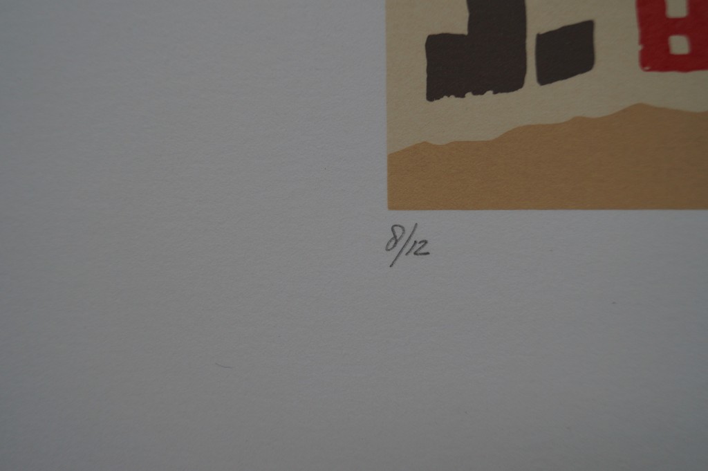 Rens Labruyère - gesigneerde zeefdruk - als de avond valt - 2006 kopen? Bied vanaf 1!