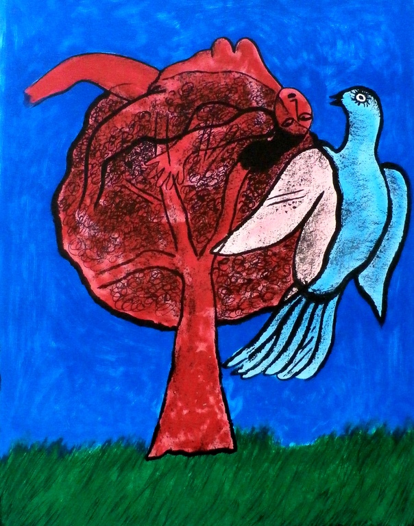 Corneille - zeefdruk - 2001 - groot! verkocht voor € 225!