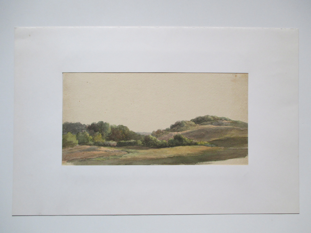 Onbekend, aquarel, duinlandschap kopen? Bied vanaf 25!