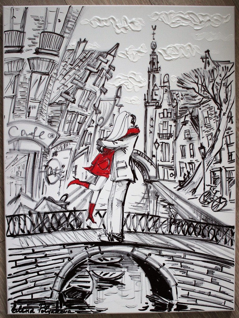 Elena Polyakova: Acrylverf , Samen in Amsterdam kopen? Bied vanaf 185!