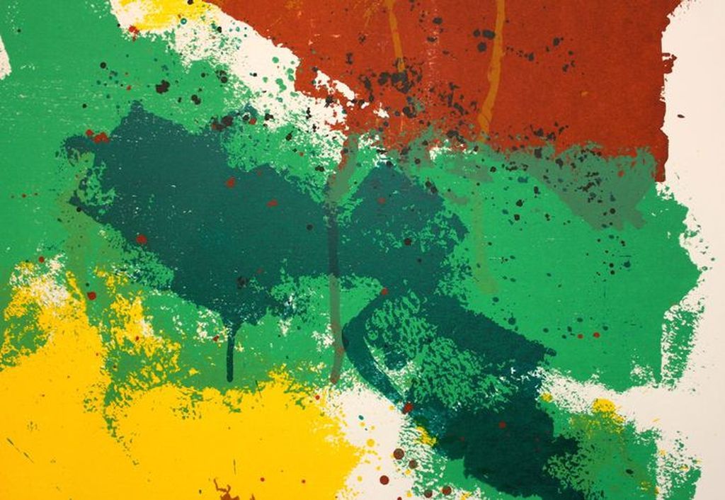 JOHAN van den NOORT  Grote Zeefdruk(100x70cm)  ABSTRACT I  Handgesigneerd kopen? Bied vanaf 1!