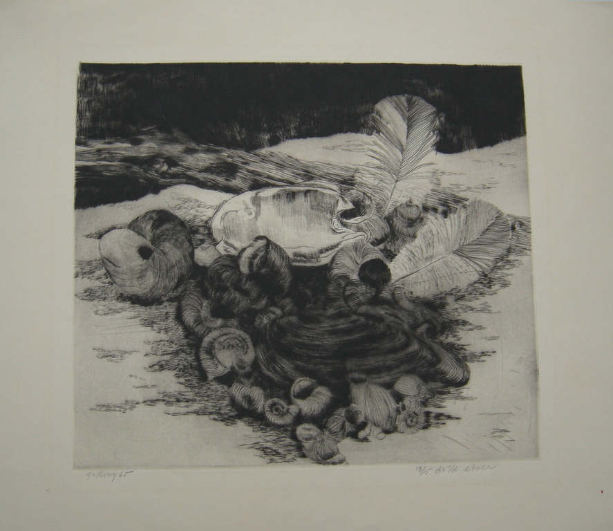 Gerard van Rooy, droge naald: 'Strandstilleven' kopen? Bied vanaf 25!