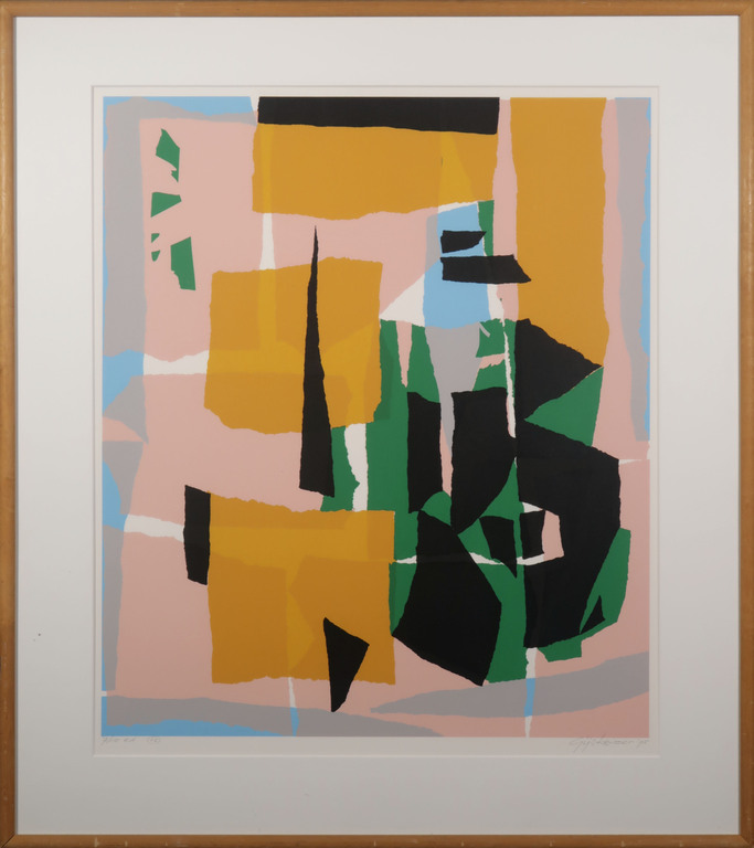 Gijs Keizer: Zeefdruk, Z.T. 15 - Ingelijst kopen? Bied vanaf 35!