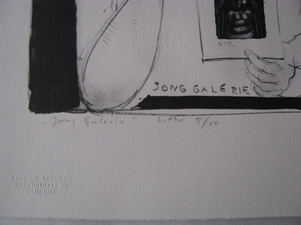 Peter van Poppel, lithografie, jong galerie kopen? Bied vanaf 40!