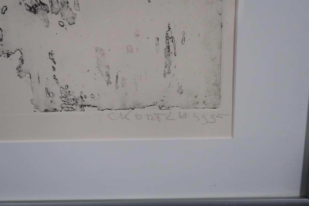 Cees Kortlang: Ets, Zonder titel X - Ingelijst kopen? Bied vanaf 40!