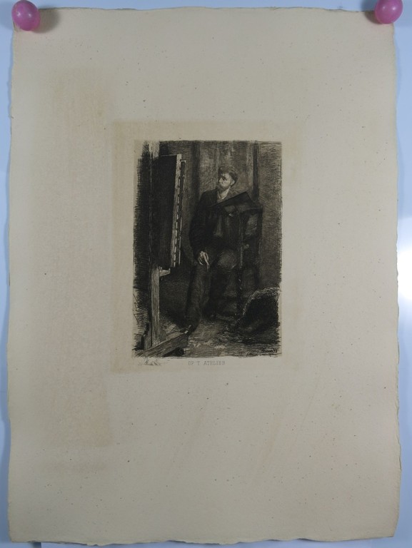 Ferdinand Oldewelt: Ets, Op 't atelier kopen? Bied vanaf 1!