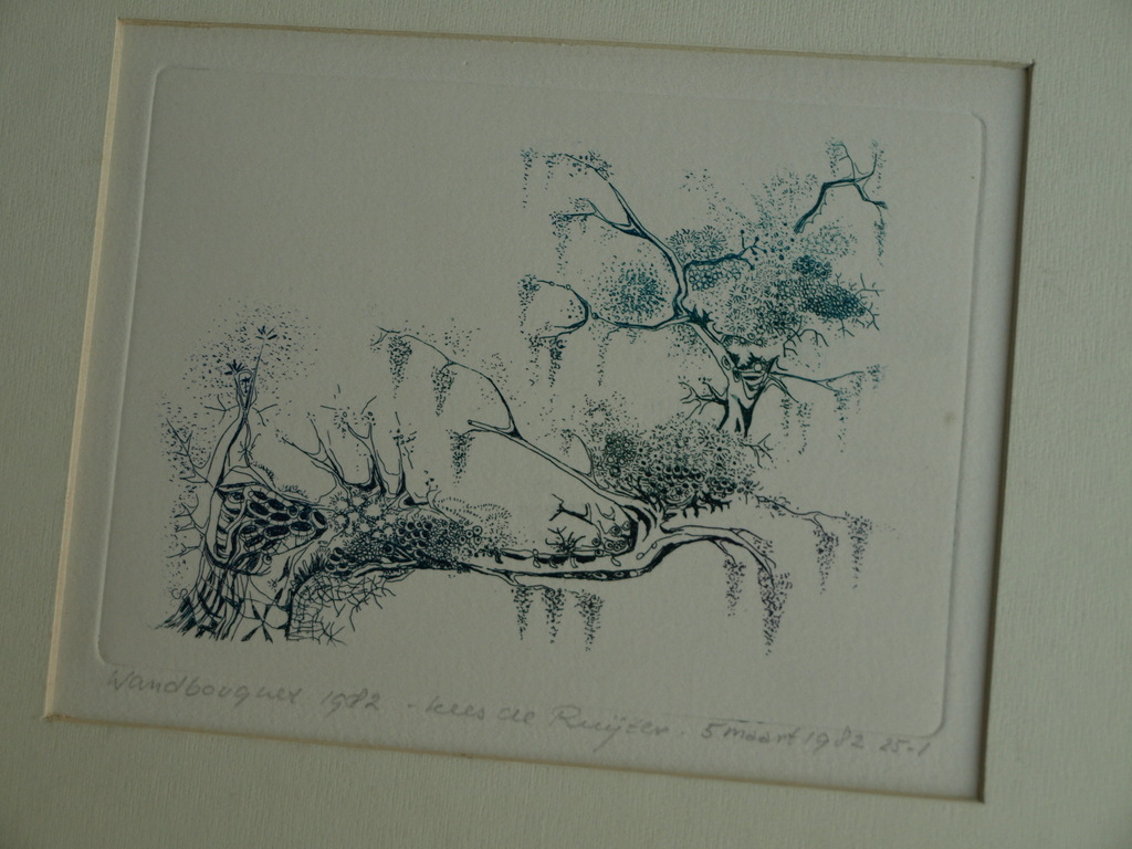 Kees de Ruijter : Ets , Wandbouquet – gesigneerd - 1982 kopen? Bied vanaf 10!