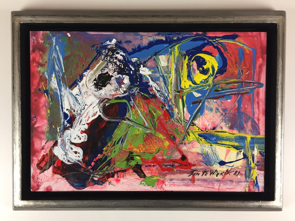 Jan te Wierik - Jan te Wierik, gemengde techniek op paneel, 1989 kopen? Bied vanaf 1199!