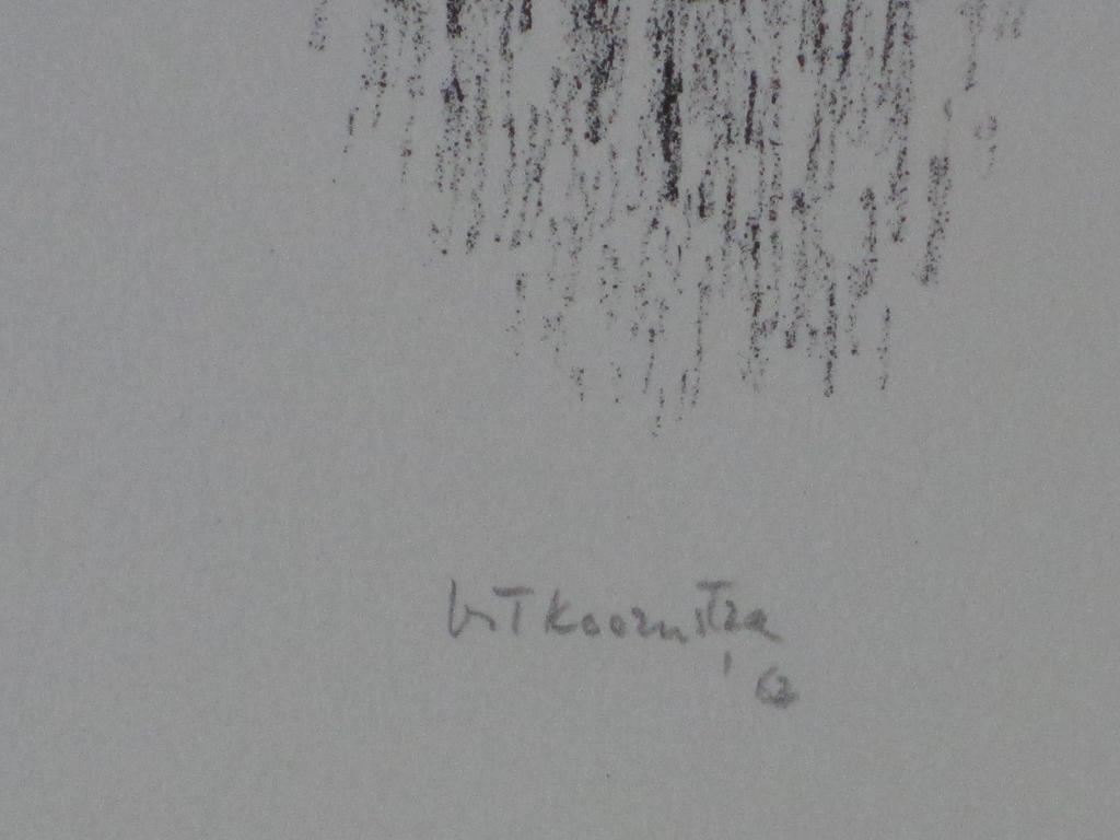 Metten Koornstra, Verlaten landschap, Litho 1962 kopen? Bied vanaf 40!