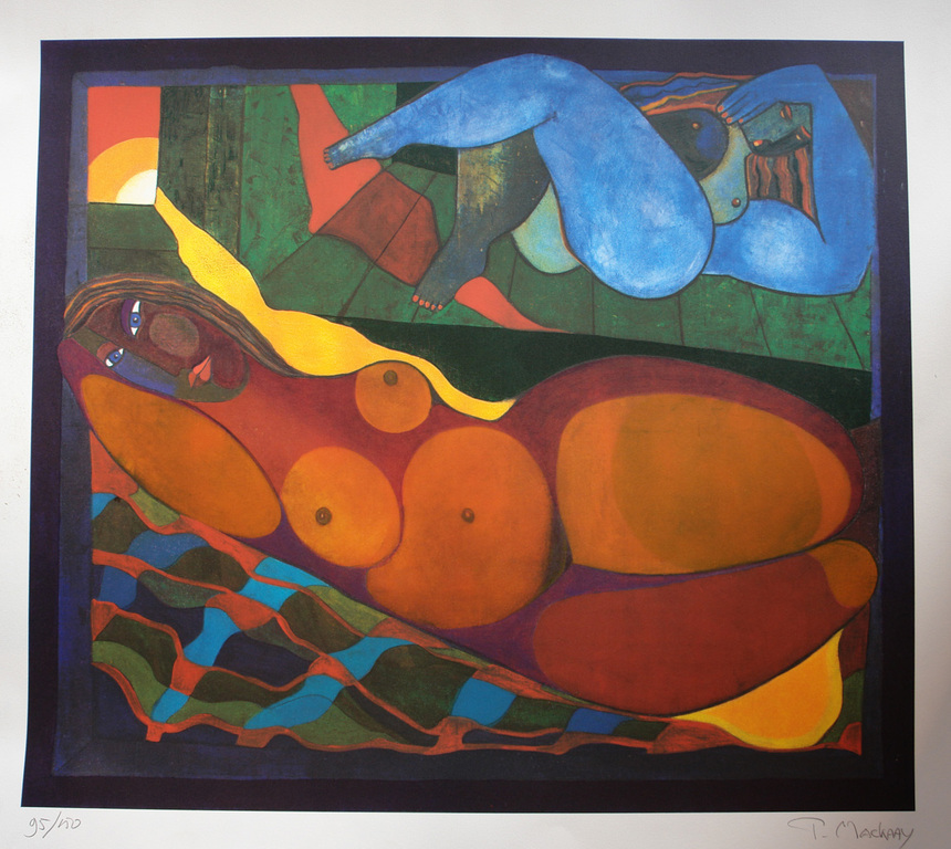 Theo Mackaay, kapitale zeefdruk verkocht voor € 100!