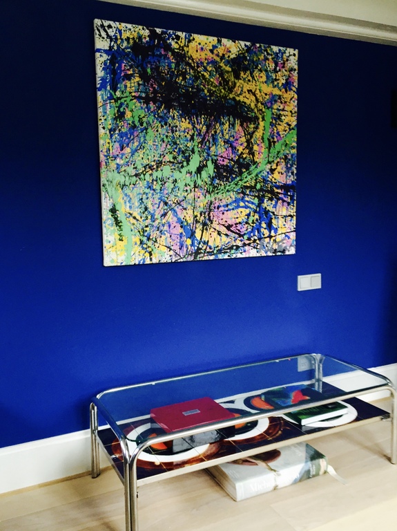 ORIGINEEL - RICK TRIEST -  OLIEVERF - 100X100 CM kopen? Bied vanaf 1!