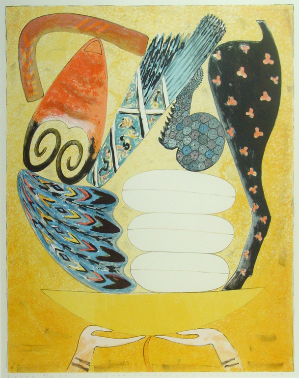 zeefdruk van Lon Buttstedt ingelijst  kopen? Bied vanaf 35!