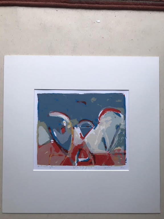 Piet WARFFEMIUS- Het rode offer- 50 x 50 cm - 1985 kopen? Bied vanaf 1!