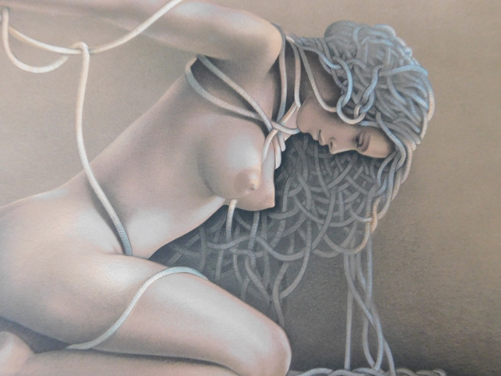 Jean-Paul Cleren - Kleurenlitho - La Femme Attachée kopen? Bied vanaf 45!