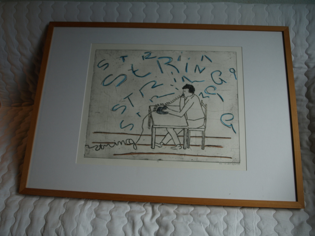 Henriëtte van Egten – Handgekleurde ets – St Utter 16 – Nr 2/10 - Gesigneerd – 1 kopen? Bied vanaf 1!