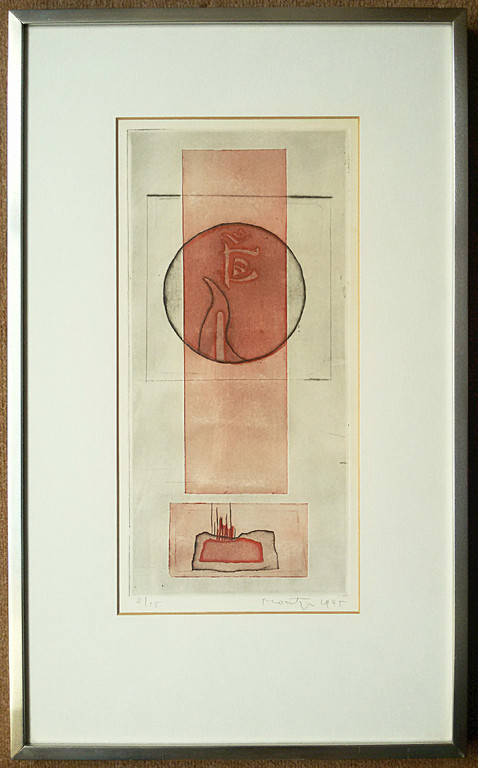 Jan Montyn - Ainsi, aquatint ets (mooi ingelijst) kopen? Bied vanaf 150!