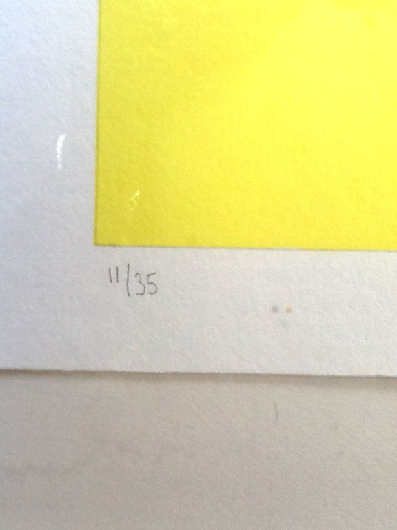 Rinke Nijburg, grote zeefdruk gesigneerd ,oplage.  11/35 Prix de Rome winnaar kopen? Bied vanaf 75!