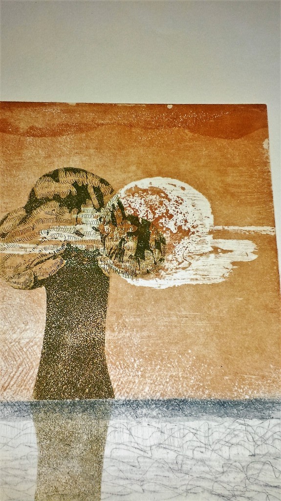 Dianel : Kleurets , boom landschap 1976 kopen? Bied vanaf 35!