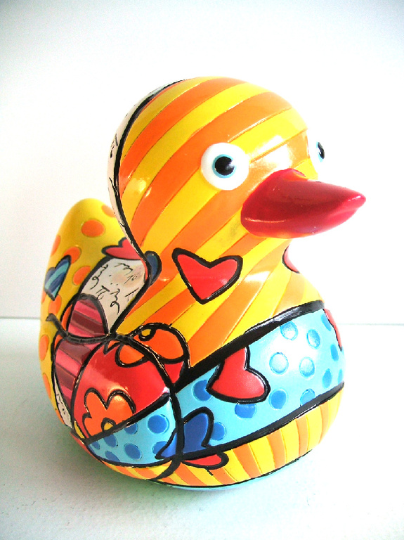 Romero Britto - Happy Yellow Duck kopen? Bied vanaf 55!