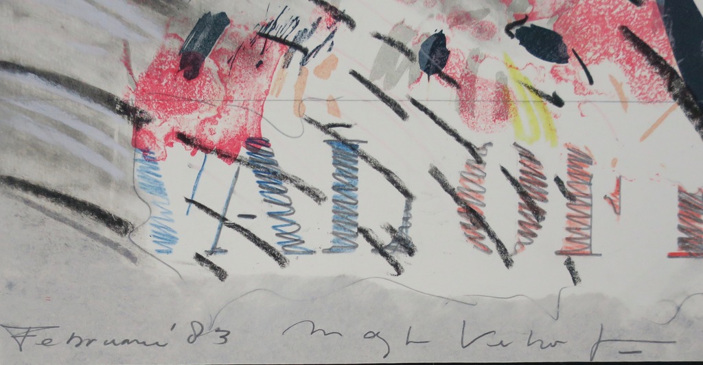 Marijke Verhoef: Gemengde techniek o.a. gouache op papier, (...) Fools kopen? Bied vanaf 1!