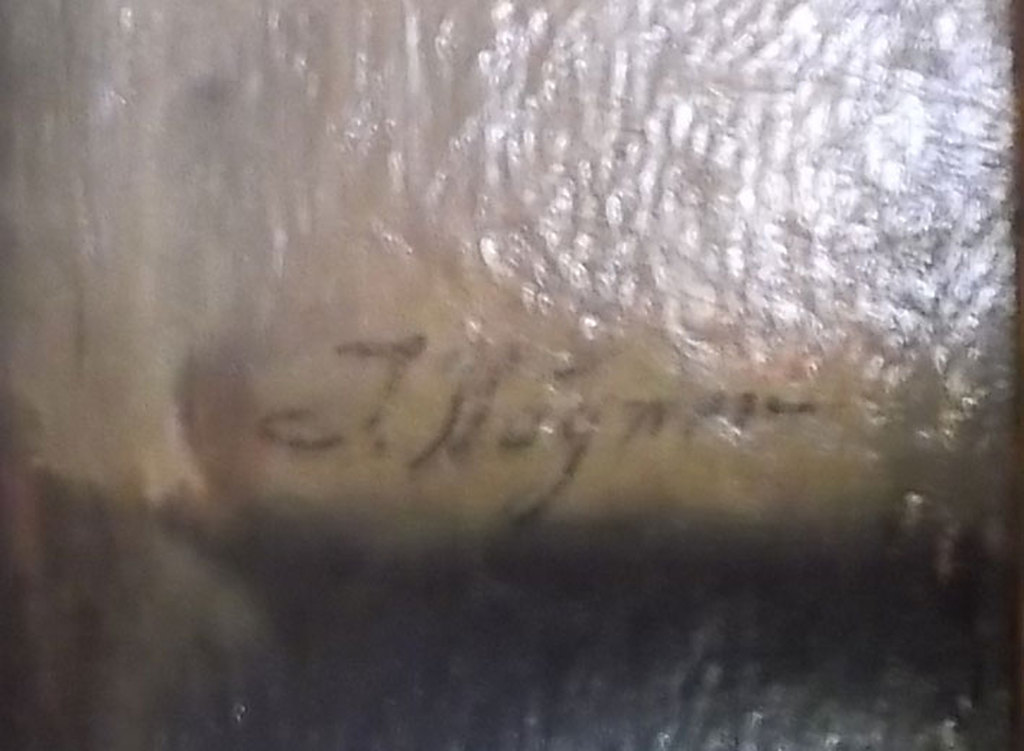 J. Wagner: Olieverf op houten paneel kopen? Bied vanaf 350!