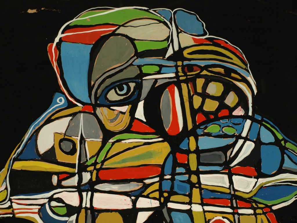 Onbekende kunstenaar : Gouache – ‘Michelinmannetje’ – ca 1970  kopen? Bied vanaf 1!