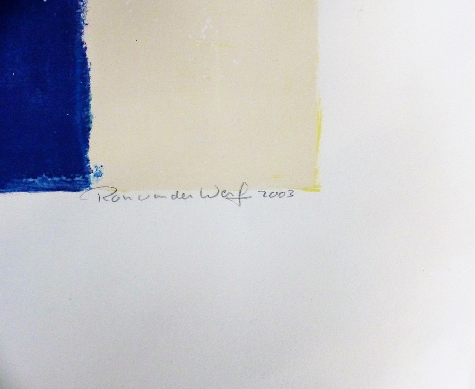 Ron v/d Werf,Zeefdruk op papier met zwelinkt, Mysterie1,Handgesigneerd. kopen? Bied vanaf 75!