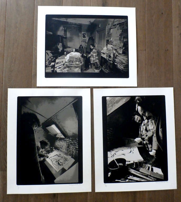 Henk van der Vet - portfolio: Karel Appel/Dotremont - 9 fotolitho's - 1982 kopen? Bied vanaf 350!