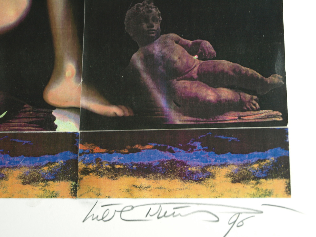 Lieve Prins – Copy-art – Engel uit Rijksmuseum – gesigneerd – 1996 -oplage 20 ex kopen? Bied vanaf 50!