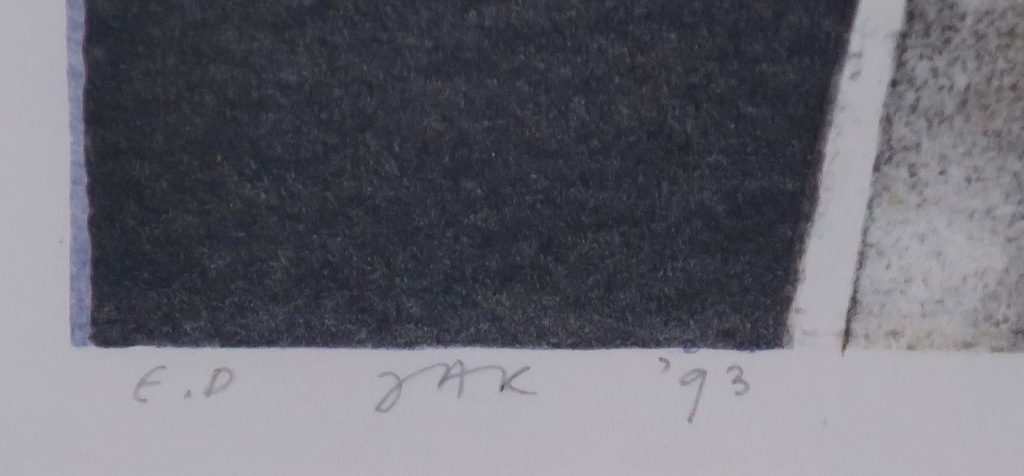 Hans Koopman: Litho, Dektafel -Ingelijst kopen? Bied vanaf 20!