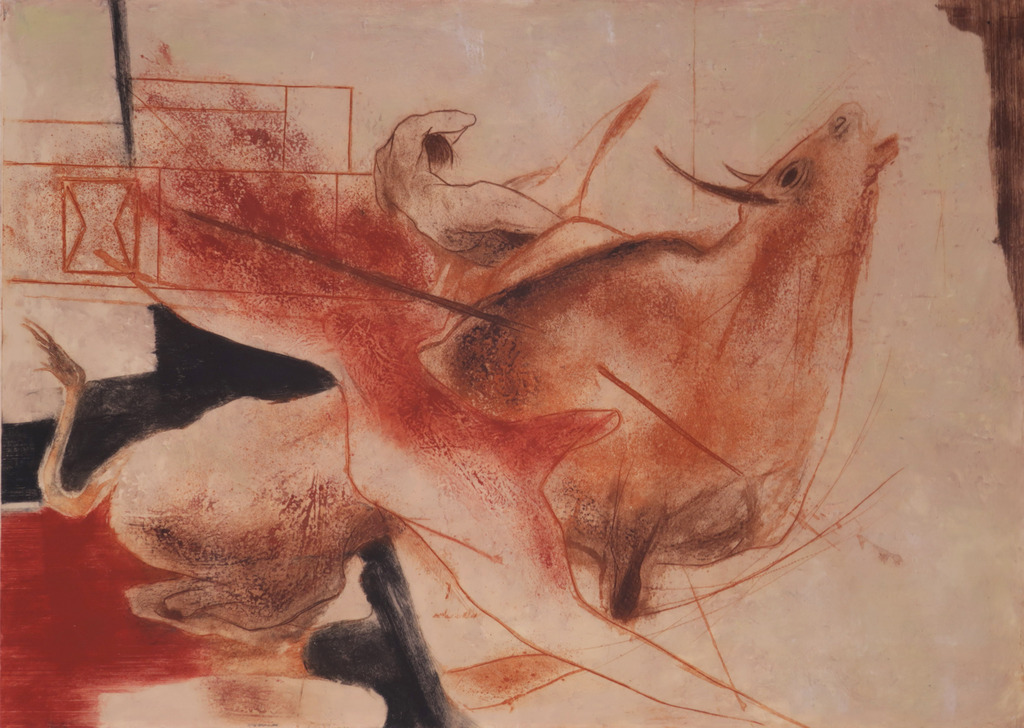 Ru van Rossem: Ets en aquatint op papier, Corrida kopen? Bied vanaf 70!