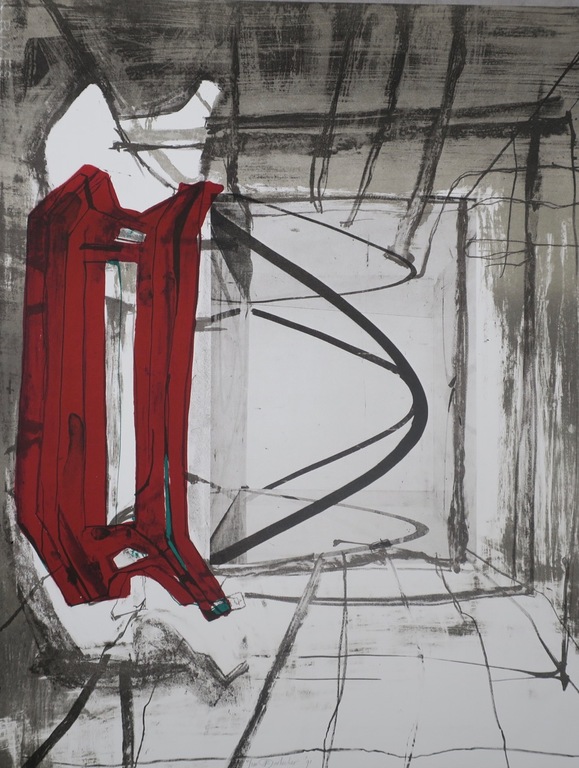 Eva Durlacher: Litho, Het podium is weer open verkocht voor € 35!