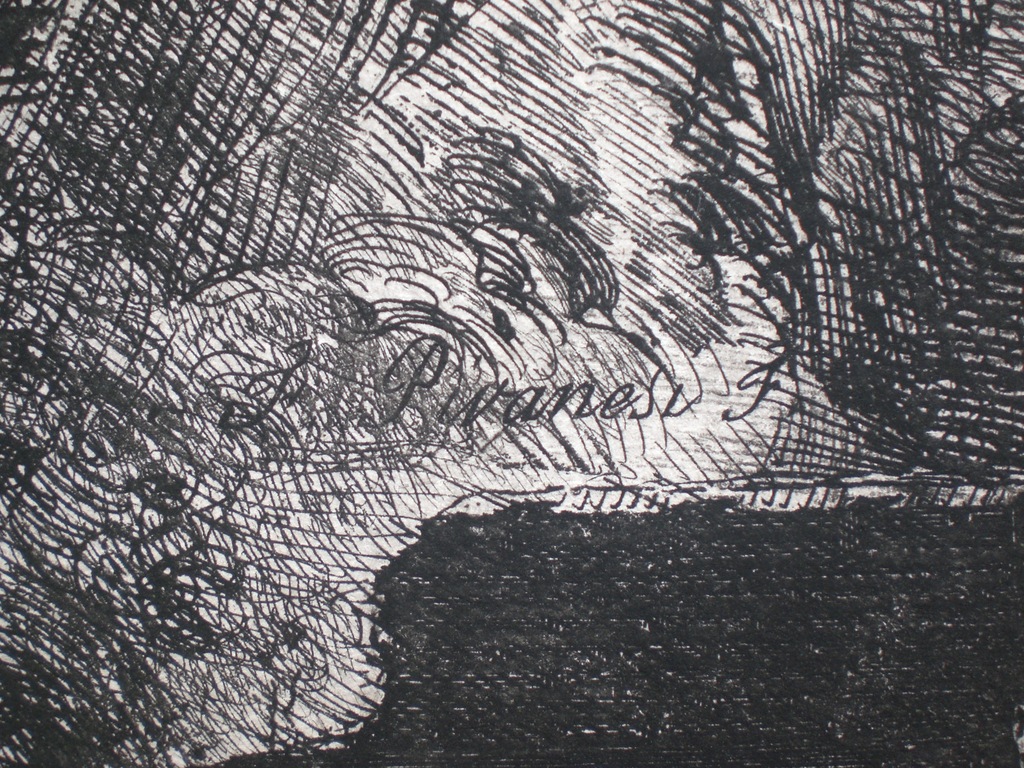 Francesco Piranesi - Zeer grote ets, ingelijst kopen? Bied vanaf 200!