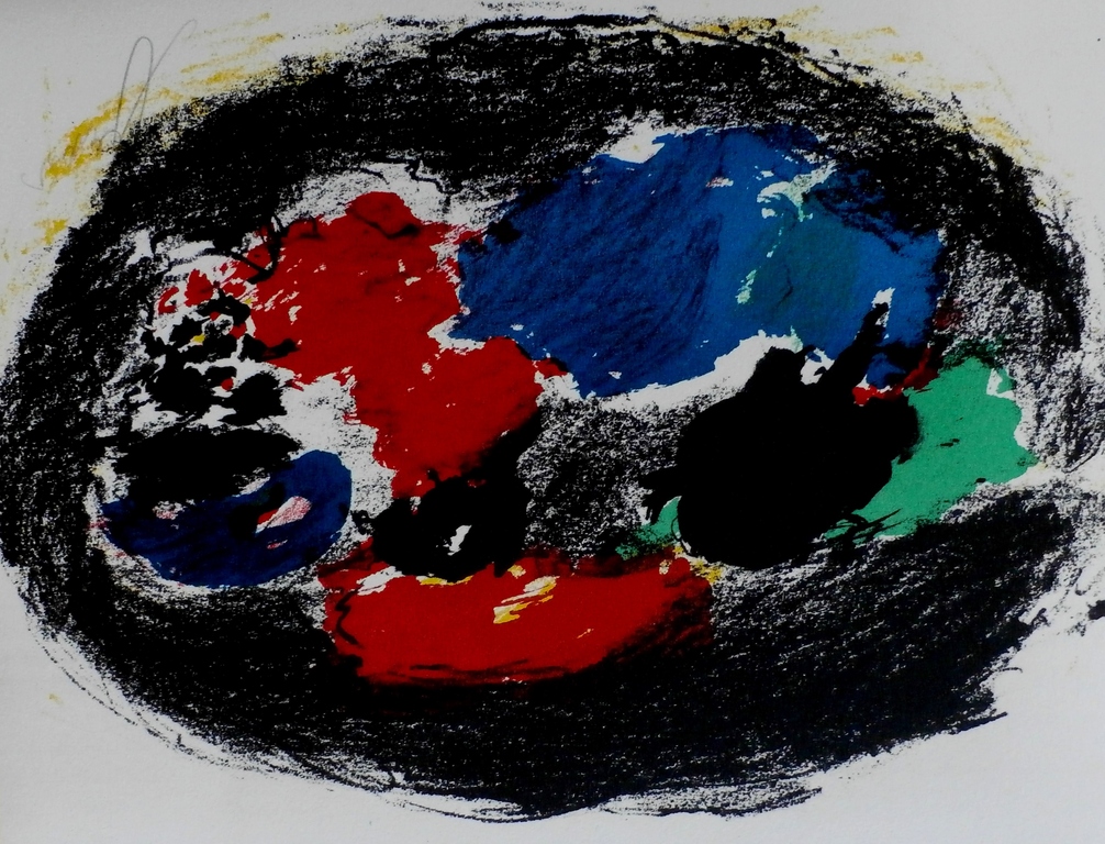 Eugene Brands - Landscape at Night - 1968 verkocht voor € 200!