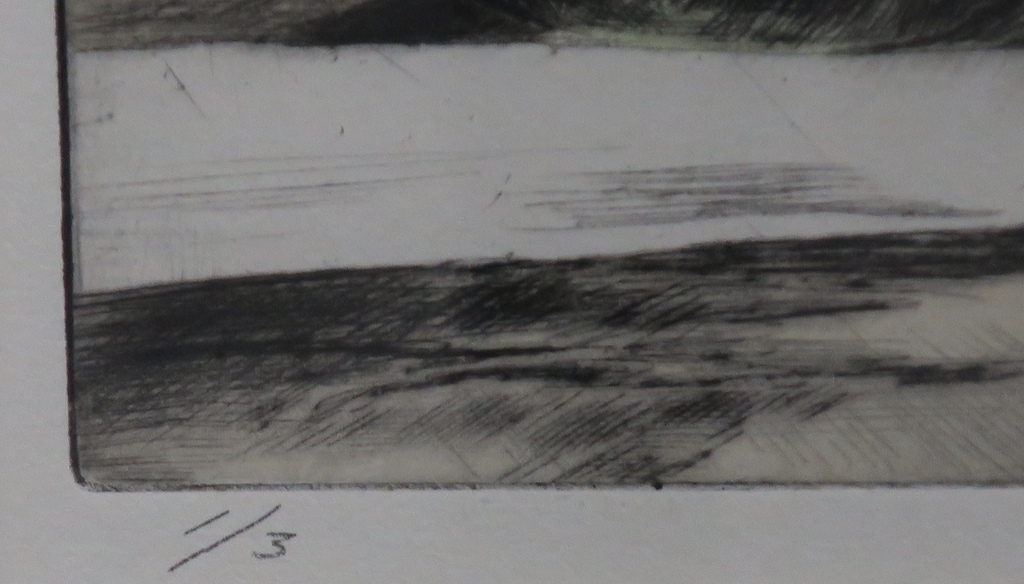 Jacques van Erven: Ets, Groenten -Ingelijst kopen? Bied vanaf 1!