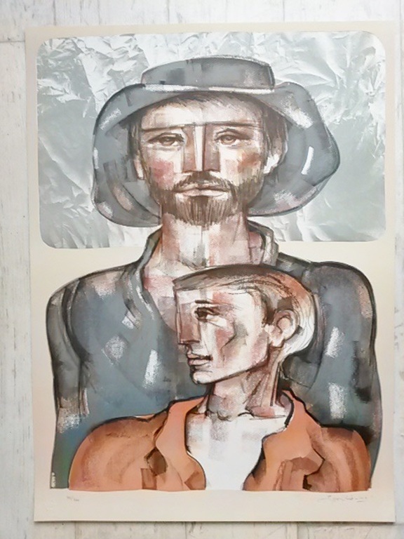 JORGE DUMAS  TODAY and TOMORROW Handgesigneerde Lithografie verkocht voor € 90!