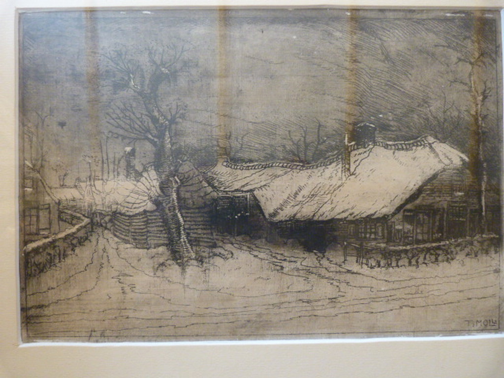Tijmen Moll  (  1890  -  1975  )  -  tekening. kopen? Bied vanaf 1!