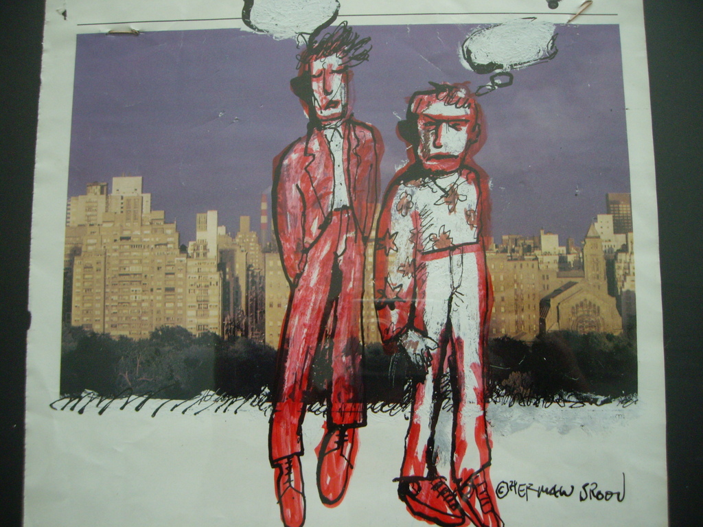 Herman Brood originele tekening uit 1984 zeer zeldzaam verkocht voor € 300!