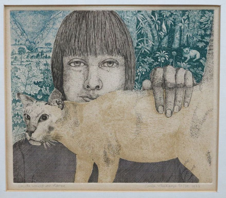 Carla Kleekamp: Ets, In de wereld van... -Ingelijst  kopen? Bied vanaf 1!