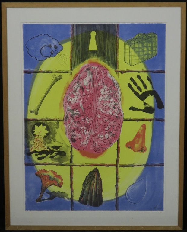 Mareike Geys: Litho, Hotel terminus (reiziger) - Ingelijst kopen? Bied vanaf 1!