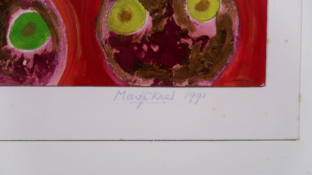 Meertje Kaal: Olieverf op karton, De drie verpleegsters - Ingelijst kopen? Bied vanaf 1!