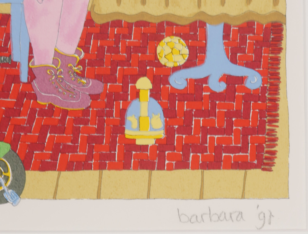 Barbara Jonk: Zeefdruk, Z.T.  kopen? Bied vanaf 20!