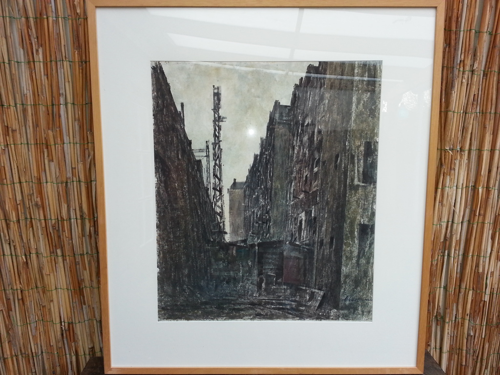Frederik Beerbaum (1942) - Spoorbaan, gouache gesigneerd kopen? Bied vanaf 65!
