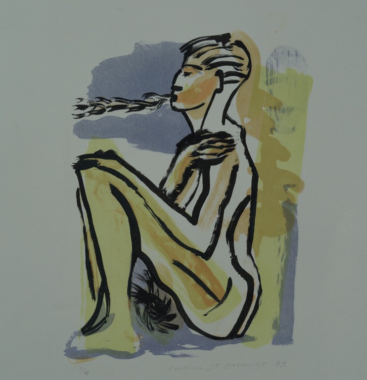Caroline J.T. Gresnigt - gesigneerde litho - 1993 - 4 ex. kopen? Bied vanaf 1!