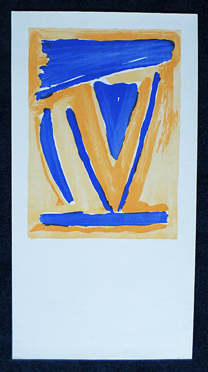 Bram van Velde - Vierkleuren compositie, litho kopen? Bied vanaf 30!