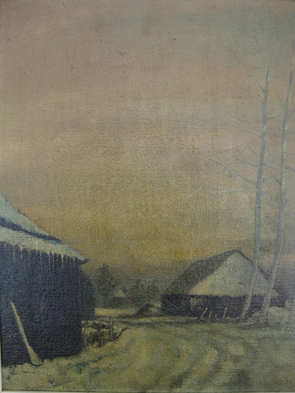 Boerderijen in de sneeuw: Kunstenaar onbekend kopen? Bied vanaf 1!